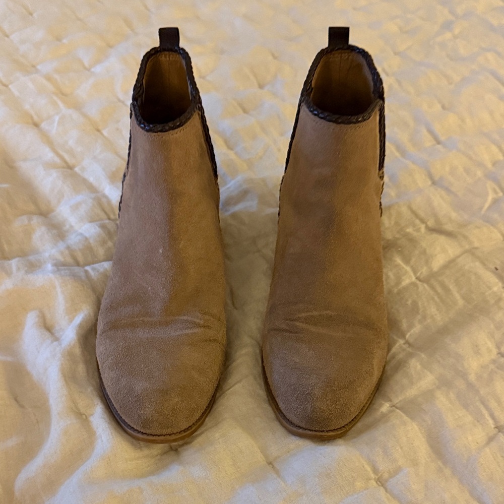 Franco Sarto Tan Ankle Booties